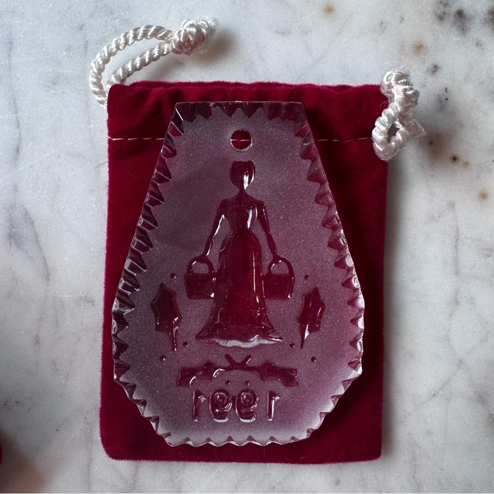 Waterford Crystal 12 Days Of Christmas VTG Etched Glass Ornament - Picture 3 of 3